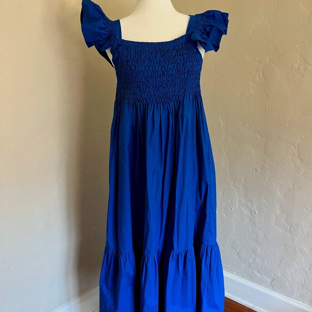 Sea New York smocked midi dress